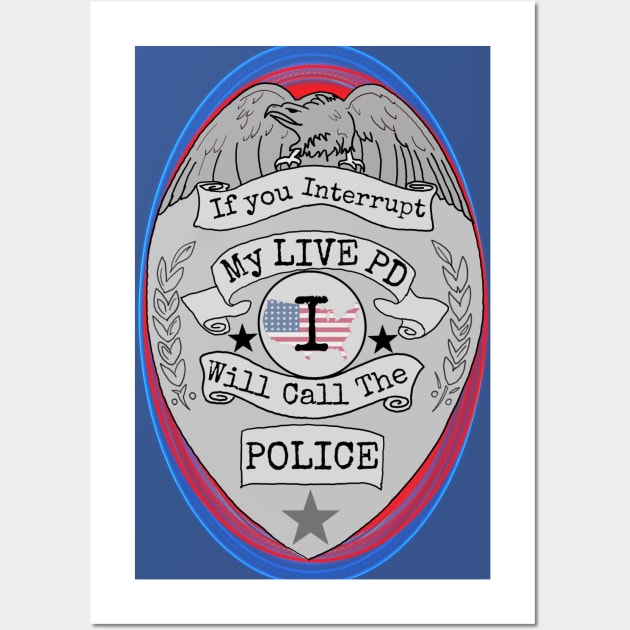 Live PD Fan Wall Art by MoonClone